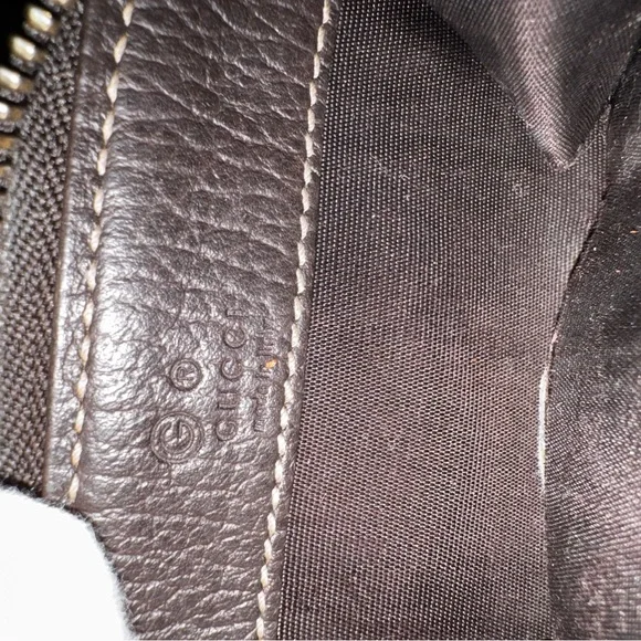 GUCCI GG Crystal Vinyl Coated Coin Purse Wallet Beige - Picture 10 of 10